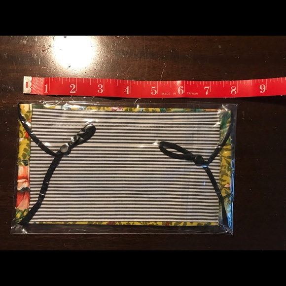 Johnny Was pleated sateen/cotton mask. Pocket for filter. Adult size brand new! - Picture 5 of 5